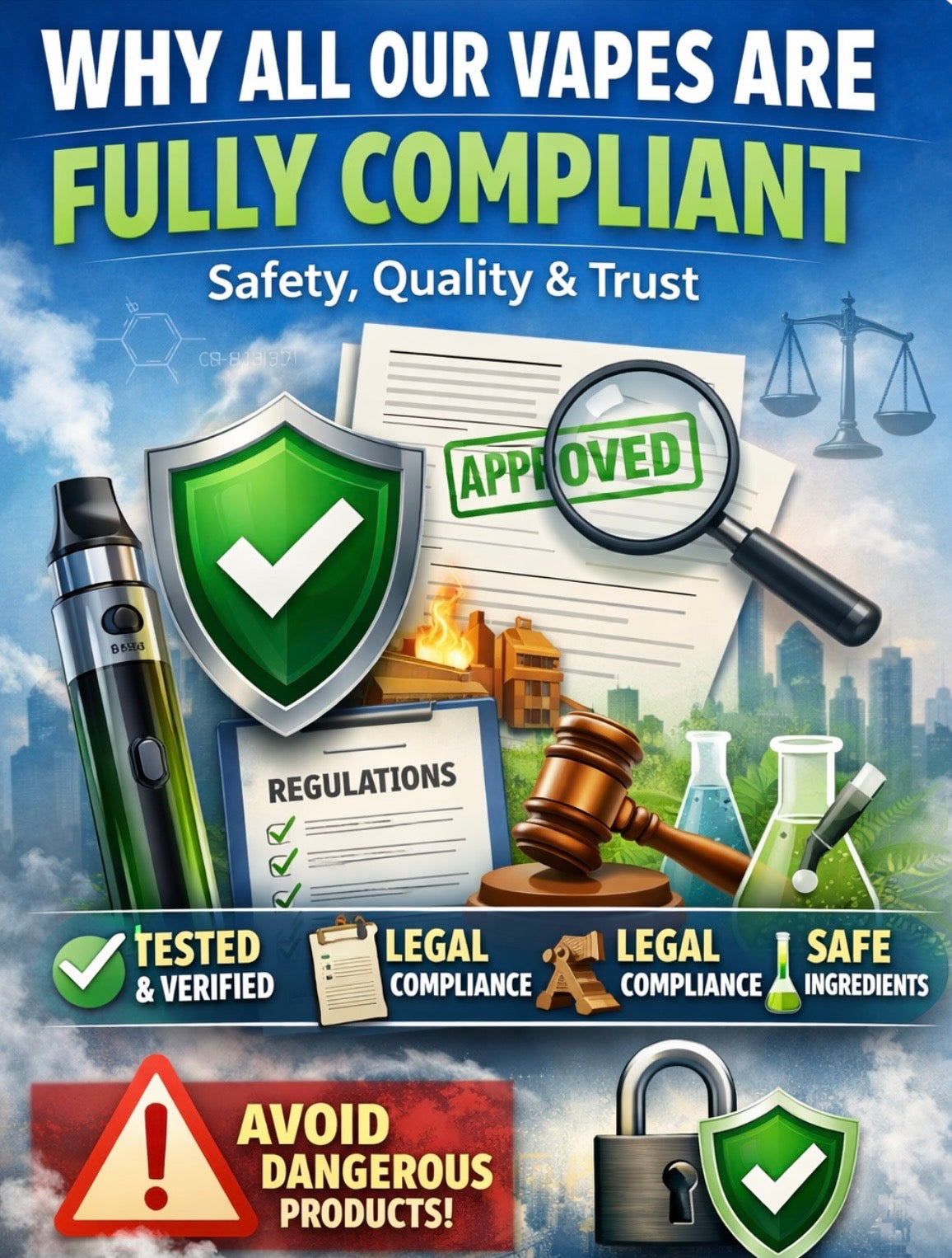 Why All Our Vapes Are Fully Compliant