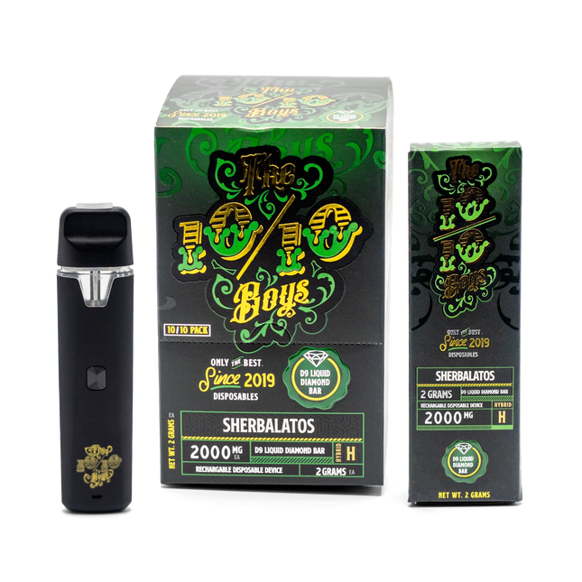 X1 New 2ML 10/10 Boys THCP Pods UK Compliant