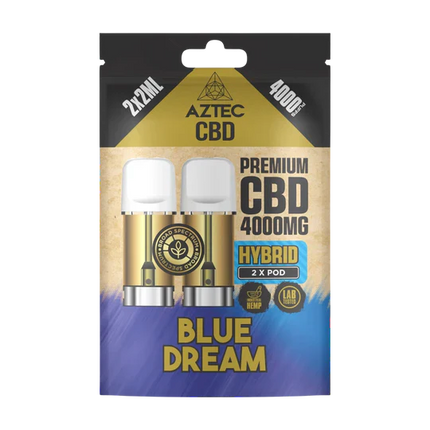 🌿 Aztec CBD 4000mg Broad Spectrum Refill CBD Pods X2ml Pods