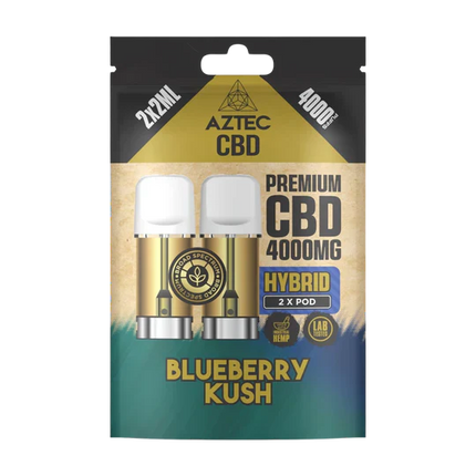 🌿 Aztec CBD 4000mg Broad Spectrum Refill CBD Pods X2ml Pods