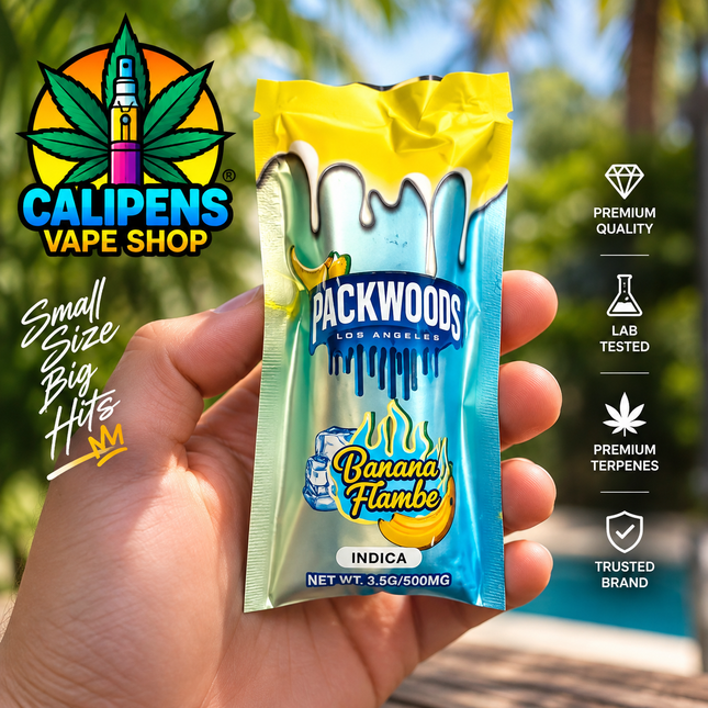 X1 Packwoods Los Angles LCD HHCP Filled Vape 1.0ml EU Regulated