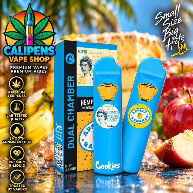 X1 New 2ML Cookies Dual Chamber HHCP Pods EU Regulated