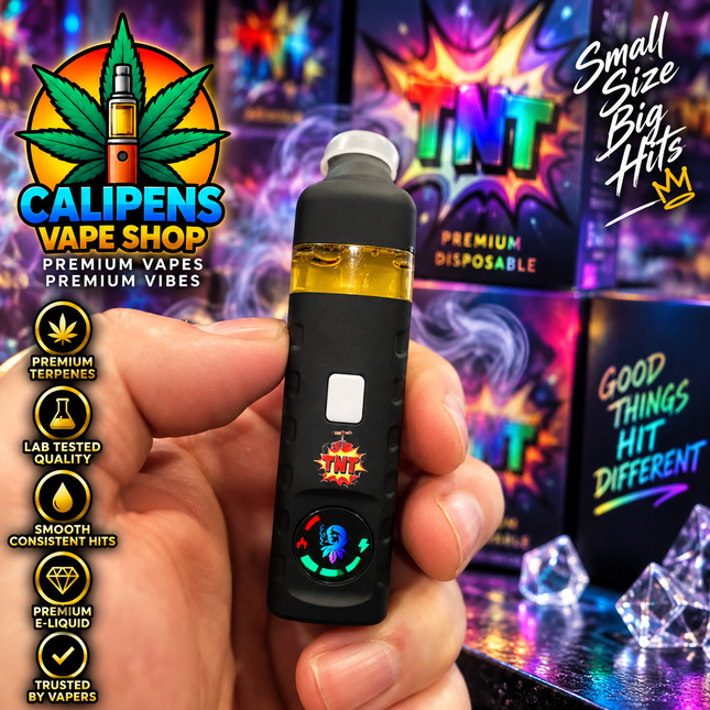 X1 TNT Digital LCD HHCP Filled Vape 1.0ml EU Regulated