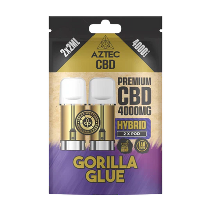 🌿 Aztec CBD 4000mg Broad Spectrum Refill CBD Pods X2ml Pods