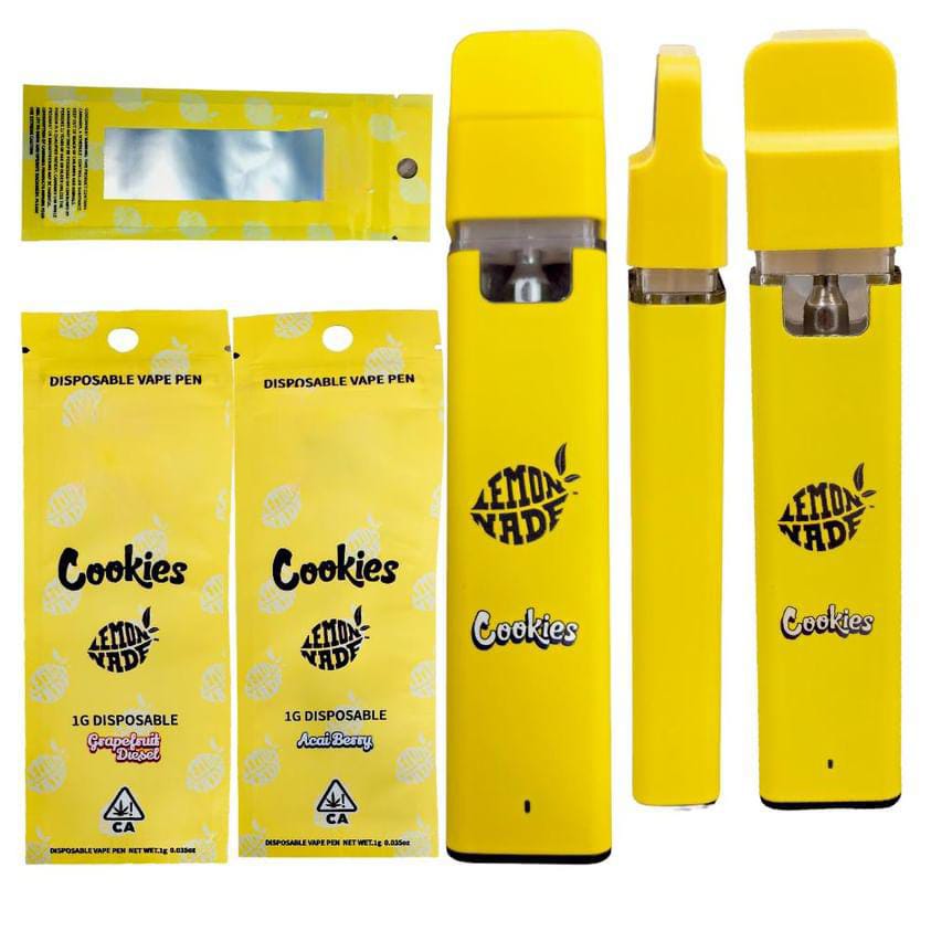 Calibudz - Cookies Lemonade THCP Filled Vapes Indica 1.0ml X10 CaliPens Calibudz - Cookies Lemonade THCP Filled Vapes Indica 1.0ml X10 CaliPens