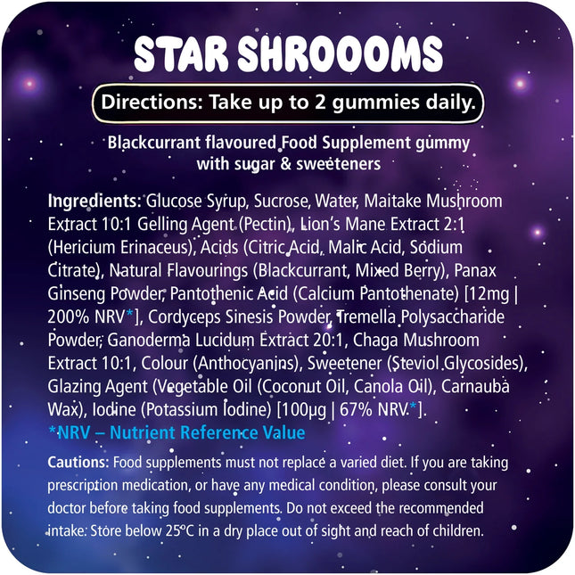 StarShroooms Mushroom Gummies Full Pack 60 Gummies