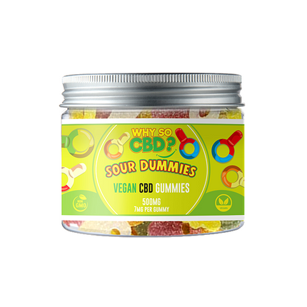 Why So CBD? 500mg Broad Spectrum CBD Small Vegan Gummies