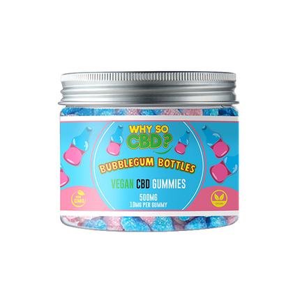 Why So CBD? 500mg Broad Spectrum CBD Small Vegan Gummies