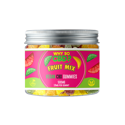 Why So CBD? 500mg Broad Spectrum CBD Small Vegan Gummies