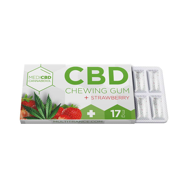 MediCBD CBD Mint Chewing Gum 17mg 12 Pieces