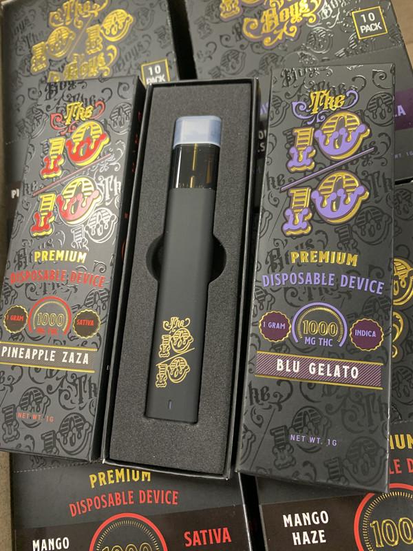 10 Pack 10/10 Boys THCP Infused Vapes 1ml Compliant CaliPens 10 Pack 10/10 Boys THCP Infused Vapes 1ml Compliant CaliPens