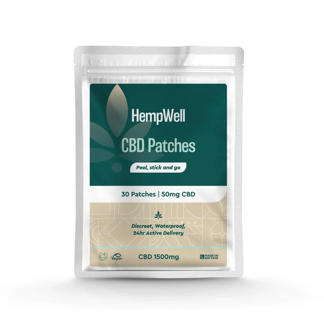HempWell CBD Patches 1500mg (30 x 50mg)