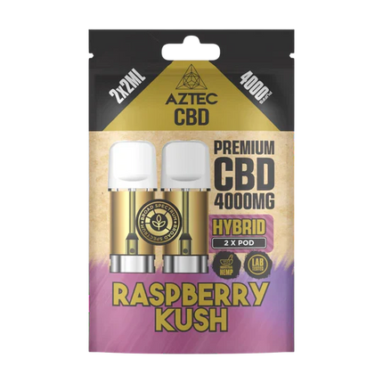 🌿 Aztec CBD 4000mg Broad Spectrum Refill CBD Pods X2ml Pods