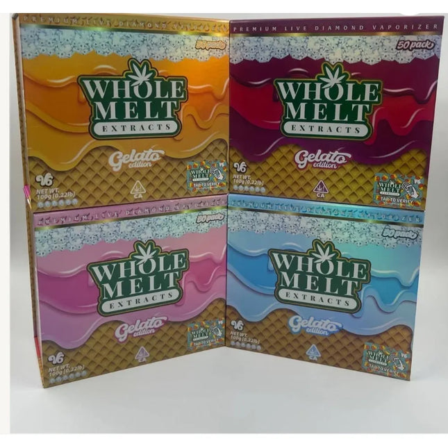 X1 Whole Melts V6 Gelato Edition THCP Filled Vape 1.0ml UK Compliant