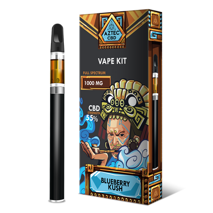 Aztec Potent CBD 1000mg Full Spectrum Vape Kit