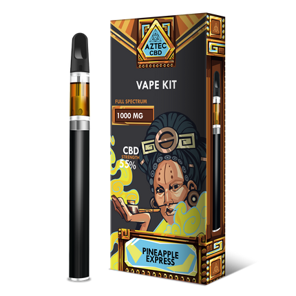 Aztec Potent CBD 1000mg Full Spectrum Vape Kit