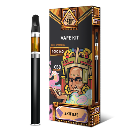 Aztec Potent CBD 1000mg Full Spectrum Vape Kit