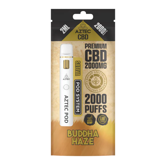 Aztec CBD Premium CBD Pod System 2000mg 2ml