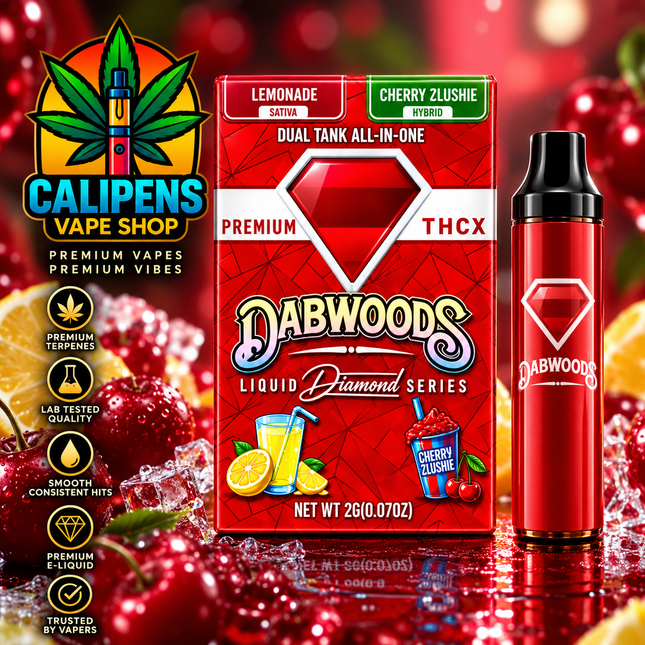 X1 2ML Dabwoods Liquid Diamond Duals HHCP Pods EU Regulated