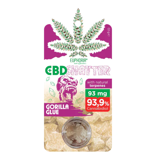 Euphoria CBD Shatter 93mg 0.1g