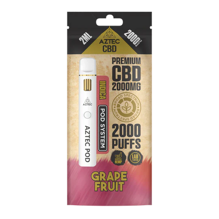 Aztec CBD Premium CBD Pod System 2000mg 2ml
