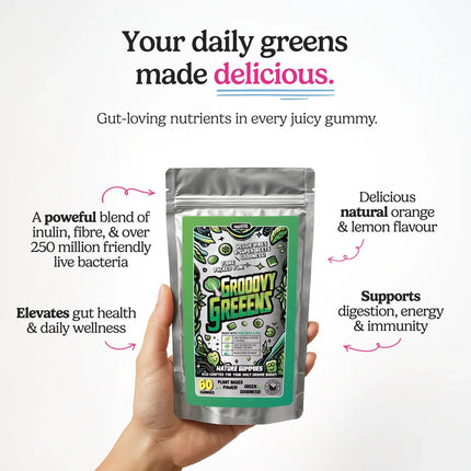 Groovy Greens By Inooova 60 Gummies