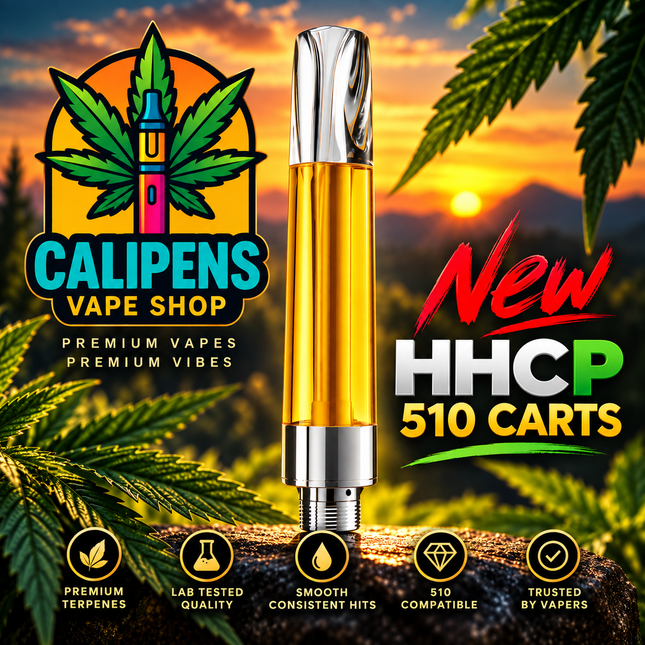 HHCP 1ml Vape Cartridge 510 Compatible EU Regulated