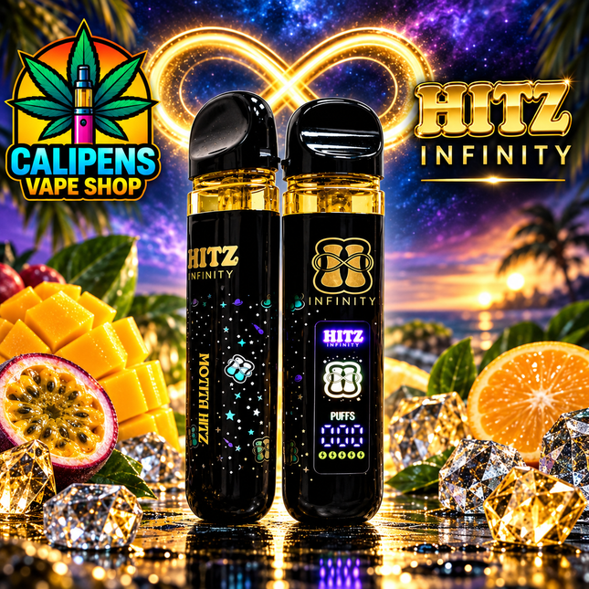 X1 Hitz Infinity Vape With Smart LCD Display HHCP Filled EU Regulated