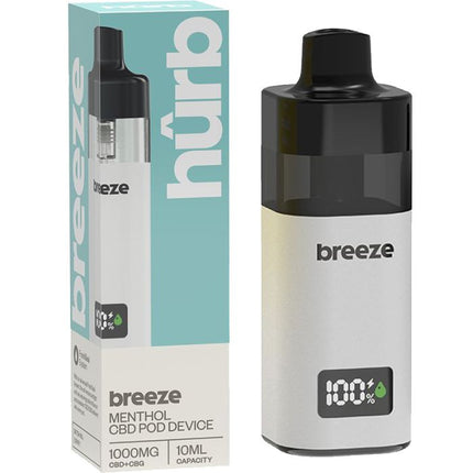Hurb Breeze CBD +CBG Pod + Device 1000MG 10ML