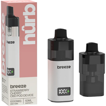 Hurb Breeze CBD +CBG Pod + Device 1000MG 10ML