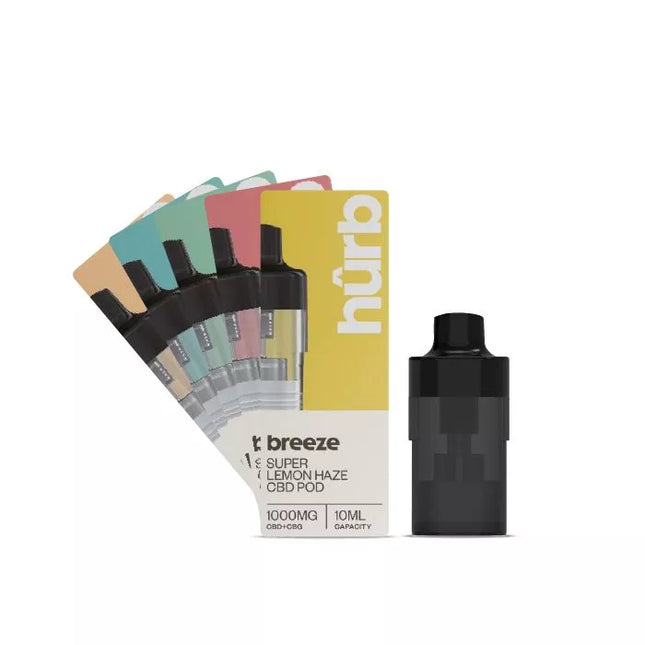 Hurb Breeze CBD 1000mg Pre-filled Pod 10ml