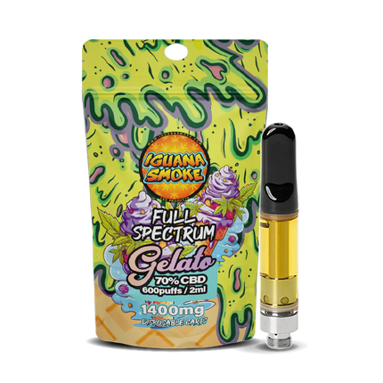 Iguana Smoke CBD Vape Cartridges 2ml 1400mg