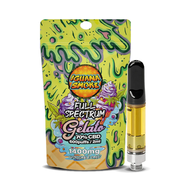 Iguana Smoke CBD Vape Cartridges 2ml 1400mg