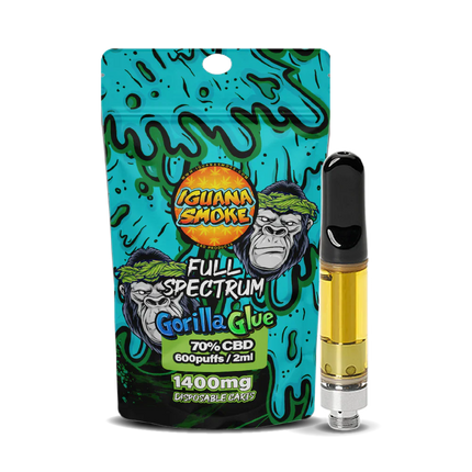 Iguana Smoke CBD Vape Cartridges 2ml 1400mg