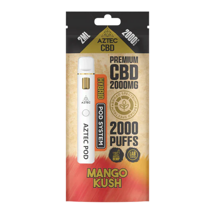 Aztec CBD Premium CBD Pod System 2000mg 2ml