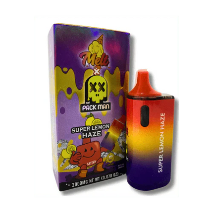 X1 Pack Man X Melt Digital LCD THCP Filled Vape 1.0ml (UK COMPLIANT)