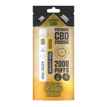 Aztec CBD Premium CBD Pod System 2000mg 2ml